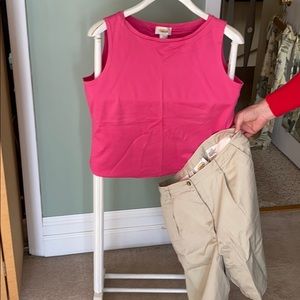 Talbots tank and shorts